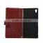 Fine Grain Leather Sheep Case For Sony Z4/Beautiful leather Design case For Sony Z4