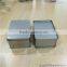 Direct factory sale tea tin box cheapest oem Wholesale rectangular sliver metal tin box for tea