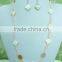 New top sell acrylic statement amber necklace fashion style handmade design