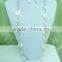 Top quality stylish newest statement briolette bib necklace