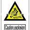 Reflective aluminum explosion signs,caution safety signs,danger warning signs