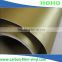 Golden Brushed Aluminum Type Carbon Fiber Car Wrapping Sticker Film / Mettlic Brushed Vinyl / Size 30 X 1.52 m