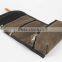 Waxed Canvas Tool Bag With Leather Trim For Bag