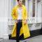 High quality outdoor waterproof long raincoat durable high visibility rainwear