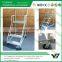 Supermarket Foldable Climbing Ladder Cart