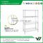 2015 hot sell 150KGS heavy duty 5 layer warehouse wire display rack with wheels and fence (YB-HS001)