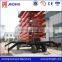 Small Human power drag hydraulic scissor platform elevator machines