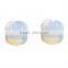 6 Pairs Organic Hand Carved Opal Saddle Shape 5 Petal Flower Ear Plug Earlet Flesh Tunnel - Available in Various Gauges