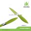Green blade non stick coating paring knife in comfortable handle