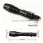 Hot Sale V2-858 18650 battery rechargeable long distance torch xm-l T6 aluminum led flashlight torch