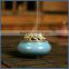 Wholesale low MOQ antique mini ceramic incense burner
