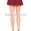 Summer sexy hot mini skirt for lady, Red color skater skirt - SYK15307