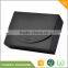 black paperboard gift packaging box