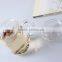 china wholesale high quality hand made clear glass drinking mug/cup with unique shape handle& infuser for elegant lady