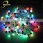Copper wire led rain drop christmas led ball string light