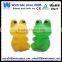 Hotel promotion gifts green plastic bath frog with custom logo print