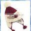 knitted santa claus hat for kids