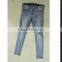 five pocket style jeans pent with knee ripped