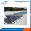 Solar panel tracking system for open filed and flat roof mount installation