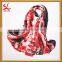 HOT Women's Lady Chiffon Butterfly Printed Scarf Soft Wrap Long Beach Neck Shawl