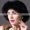 New Design Genuine Winter Warm Knitted White Mink Fur Hat With Fox Fur Trim for Women