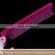 Bicolor folding plastic wide tooth hair comb