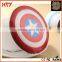 2016 new arrival aluminium alloy captain american shield mobile power bank dual USB ports