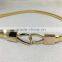 Fancy strech chain metal women belt