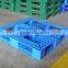 RH-P09 blue HDPE Tin-Shaped Grid pallet 1100*1100*150 mm Capacity 1-4ton stackable pallet