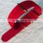 Ferrari Red Changeable Nato Watch Straps With Gold Hardware