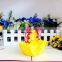 new design 3D handmade chinese new year pop up greeting card