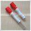 no additive blood collection vacutainer plain test tube