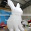 Giant White Lighting Inflatable Rabbit for Advertising Decoration
