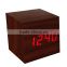 New creative wooden clock/digital alarm clock /wooden desk clock