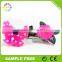 Heart/ Flower/ Start Shaped Customized Soft PVC LED Clips