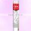 Clear silkscreen printing plastic tube for cosmetic packaging