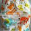 2016 New arrival wholesale cartoon print baby cloth diapers Eco friendly reusable baby diaper cover washable baby nappy