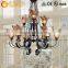 European pastoral style glass chandeliers,European Decorations Glass Chandelier