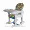2016 new design multi-function 3 in 1 plastic baby high chair