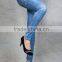 Provide copyright images cheapest price jean printed wholesale colored jeggings in 2014