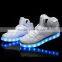2016 The Latest High Neck Shoes For Men LED Light Up Shoes