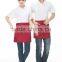 High quality cotton chef uniform waist apron for men and women
