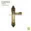 Hot sale european style door handle lock MM598 ACU-A with solid copper material