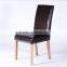Factory price wooden chair leather dining chair used for hotel restaurant