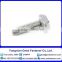 Stainless steel T-head bolts, 201/202/304/316, DIN933/931,