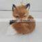Wholesale korea styling false fox fur keychain