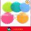 Pratical kitchen dish scrubber easy cleaning bowl fruit silicone washing brush