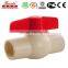 Simple C-PVC ball valve 1/2"-2" inch