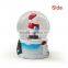 2016 resin musical christmas water snow globes