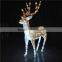 Custom 3d deer animal christmas 3d outdoor with led lights